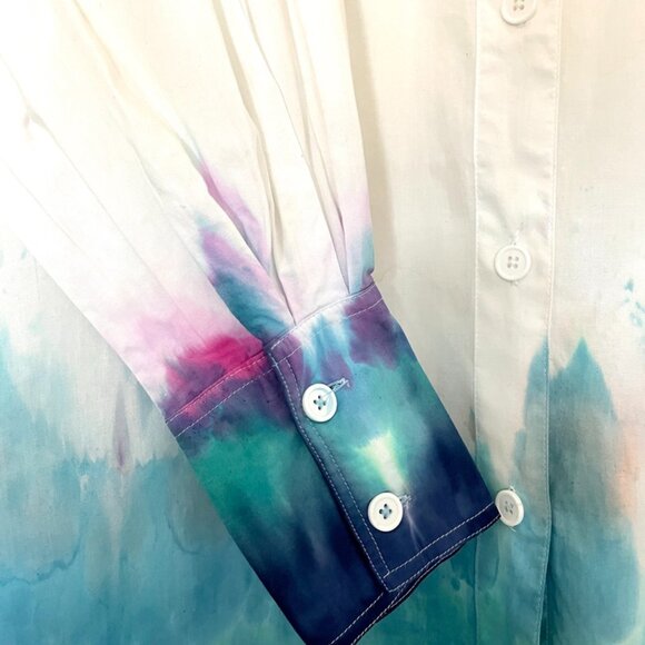 🔥 Free Speech Flame Dyed Long Blouse – Beach to Street Style 🔥 - Picture 2 of 8